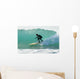 Surfer Catching A Wave Wall Mural