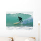 Surfer Catching A Wave Wall Mural