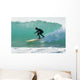 Surfer Catching A Wave Wall Mural