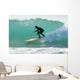 Surfer Catching A Wave Wall Mural