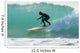 Surfer Catching A Wave Wall Mural