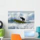 Surfer Catching A Wave Wall Mural