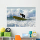 Surfer Catching A Wave Wall Mural