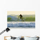 Surfer Catching A Wave Wall Mural