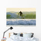 Surfer Catching A Wave Wall Mural