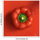 High Angle View Of Red Pepper Wall Mural