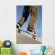 Low Angle View Of Young Male Skateboarder Wall Mural