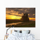 Scenic View Of A Building At Dusk Wall Mural