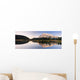 A Scenic Shot Of A Mountainside And Small Bridge Wall Mural