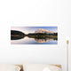 A Scenic Shot Of A Mountainside And Small Bridge Wall Mural