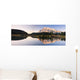A Scenic Shot Of A Mountainside And Small Bridge Wall Mural