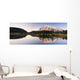 A Scenic Shot Of A Mountainside And Small Bridge Wall Mural