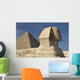 The Sphinx With The Pyramid In Background Wall Mural