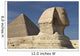 The Sphinx With The Pyramid In Background Wall Mural
