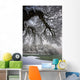 Snowy Shoreline Of A Lake Wall Mural