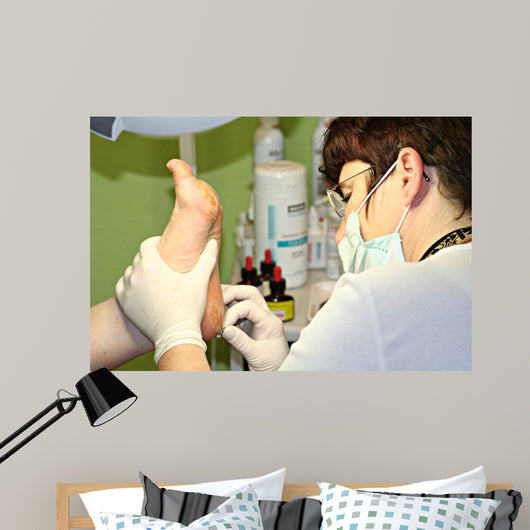 Podologie Wall Mural