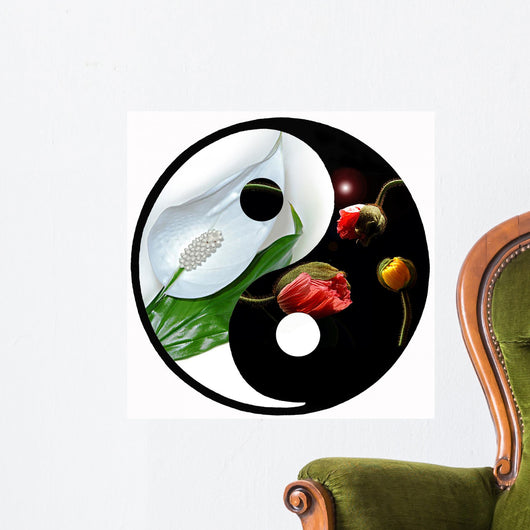Yin-yang Wall Decal Design 2