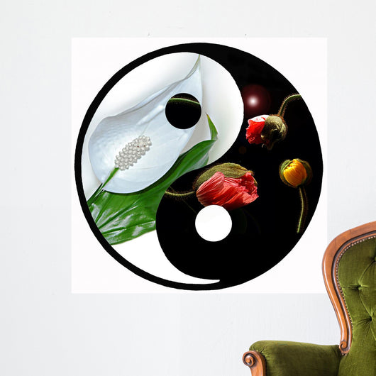 Yin-yang 2 Wall Decal