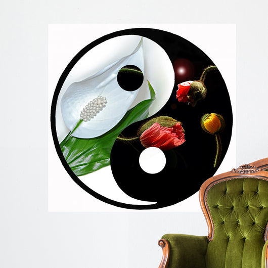 Yin-yang Wall Decal Design 2