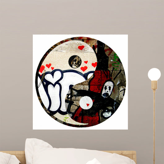 Yin-yang 4 Wall Decal