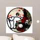 Yin-yang 4 Wall Decal