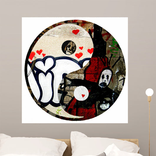 Yin-yang Wall Decal Design 4