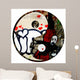 Yin-yang Wall Decal Design 4