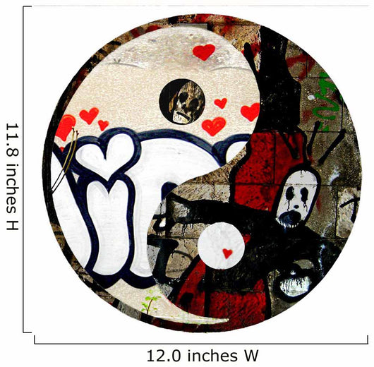 Yin-yang 4 Wall Decal
