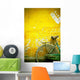 A Bike Leaning Against A Wall Wall Mural