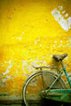 A Bike Leaning Against A Wall Wall Mural