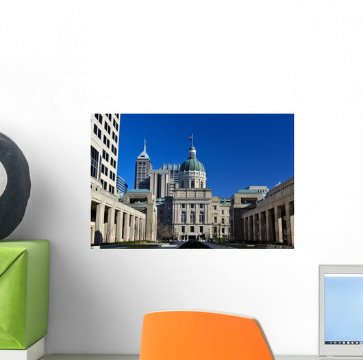 Indiana Statehouse Capitol Building Wall Decal