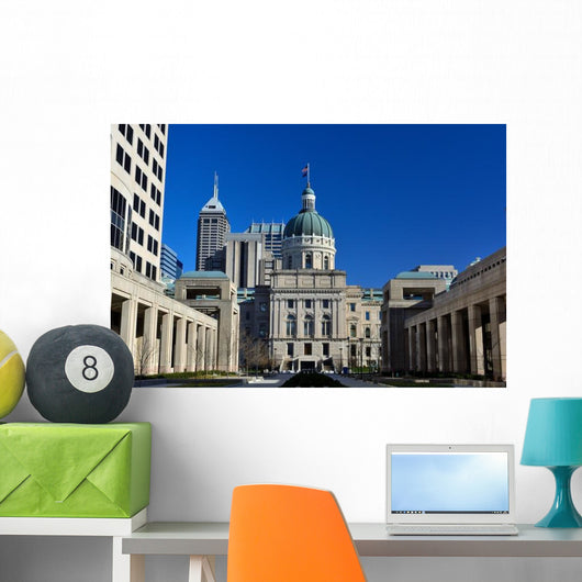 Indiana Statehouse Capitol Building Wall Decal