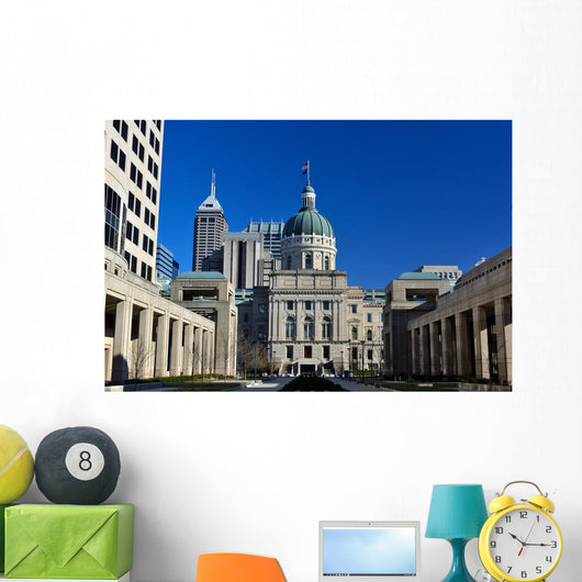 Indiana Statehouse Capitol Building Wall Decal