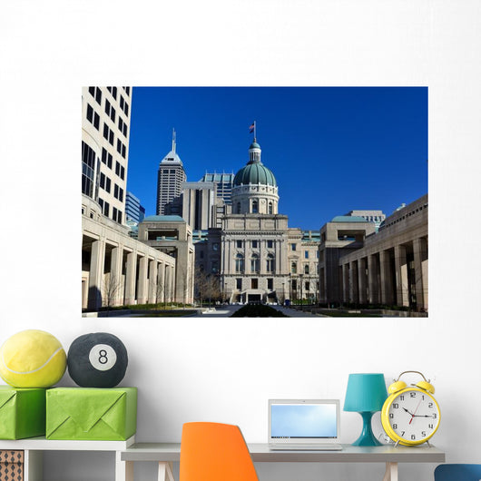 Indiana Statehouse Capitol Building Wall Decal