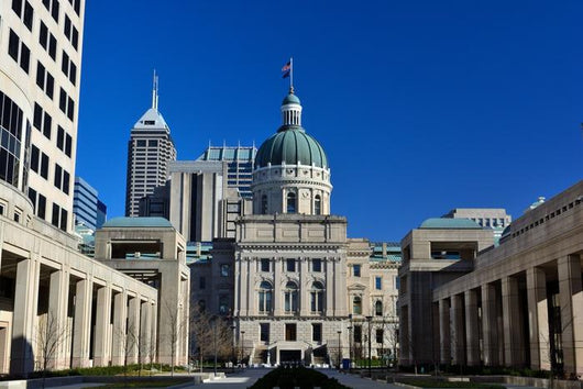 Indiana Statehouse Capitol Building Wall Decal
