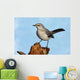 Northern Mockingbird (Mimus polyglottos) Wall Mural