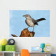 Northern Mockingbird (Mimus polyglottos) Wall Mural
