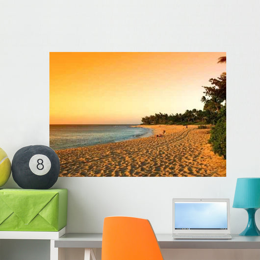 Sunset Beach Wall Decal