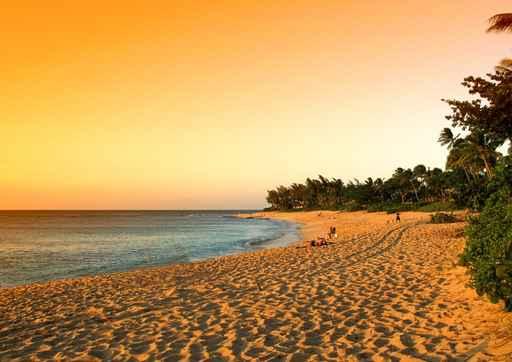 Sunset Beach Wall Decal
