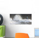 Waves Crashing On A Lighthouse, Seaham, Teesside, England Wall Mural