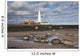 Lighthouse, Northumberland, England Wall Mural