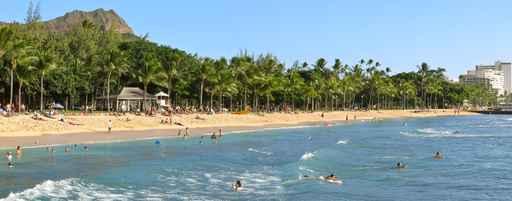Waikiki Beach Wall Mural
