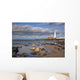 Lighthouse Scenic, Northumberland, England Wall Mural