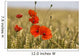 Red Poppies In A Field Of Grain Wall Mural
