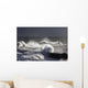 Waves Crashing On Lighthouse, Seaham, Teesside, England Wall Mural