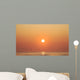 Geese Fly By Sunrise Over Irish Sea, Layton, County Meath, Ireland Wall Mural