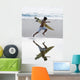 Surfer Running With Surfboard Wall Mural