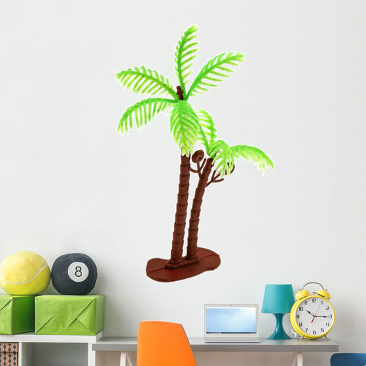 Coconut White Figurine Wall Mural