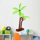 Coconut White Figurine Wall Mural