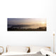 Morning Mist Over Vartry Lake, County Wicklow, Ireland Wall Mural